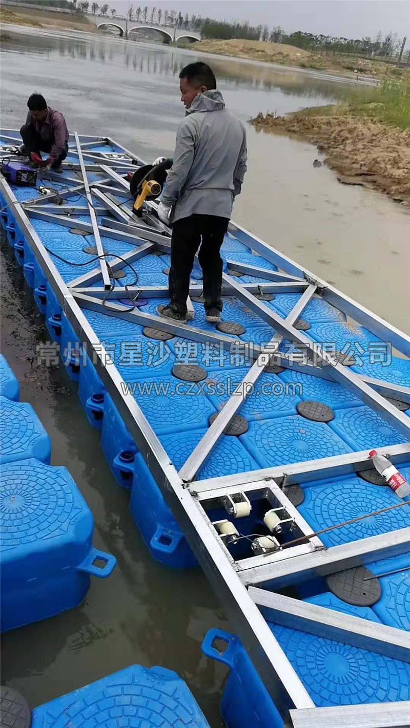 江苏南京浮筒码头-常州市星沙塑料制品有限公司客户案例3