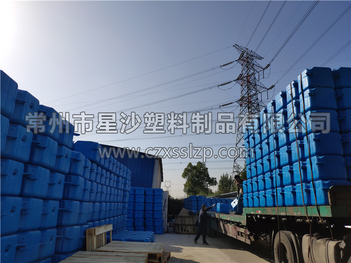pe浮筒，pe系泊浮筒，u型摩托艇浮筒，u字型浮筒发货-常州市星沙塑料制品有限公司厂家5